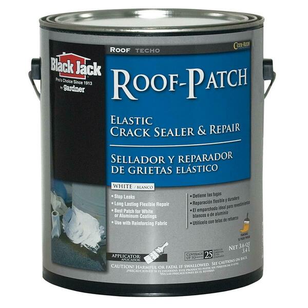 Gardner-Gibson 1 gal Black Jack Elastomeric Roof Coating White - Case of 4- pack of 4 1392356